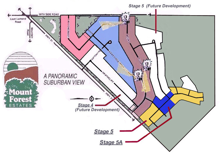 Mount Forest Estates Map